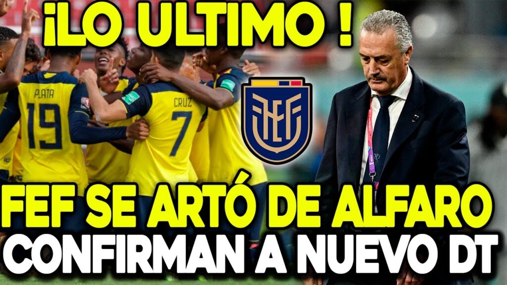 ¡LO ULTIMO! FEF SE ARTÓ DE GUSTAVO ALFARO Y LO CONFIRMAN ESTE SERÍA EL NUEVO DT DE LA TRI ¡LO ULTIMO! FEF SE ARTÓ DE GUSTAVO ALFARO Y LO CONFIRMAN ESTE SERÍA EL NUEVO DT DE LA TRI