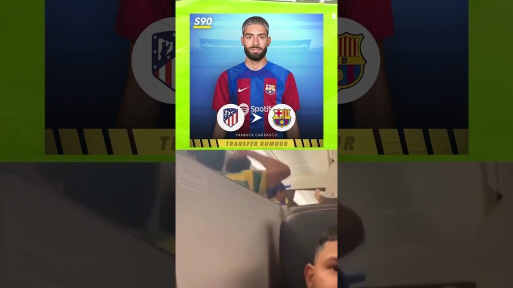 Yannick Carrasco to Barcelona???? picture via @score90 instagram #atleticomadrid #barcelona
