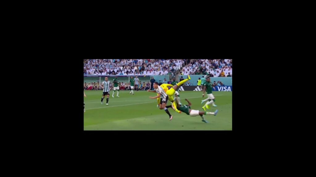 AlShahrani - Broken Jaw After Horror injury Vs Argentina