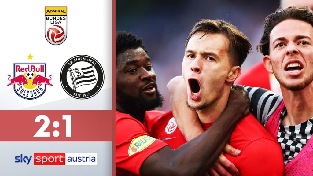 Salzburg vorzeitig Meister! | RB Salzburg - SK Sturm | Highlights - ADMIRAL Bundesliga