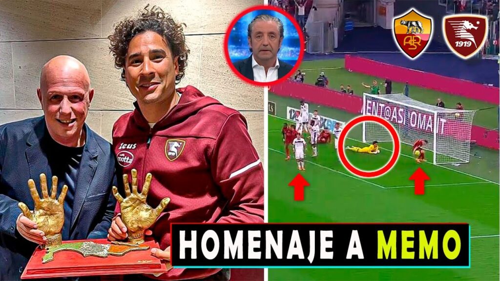 ASÍ CALIFICA PRENSA ITALIANA ATAJADAS de MEMO OCHOA ROMA VS SALERNITANA 2-2