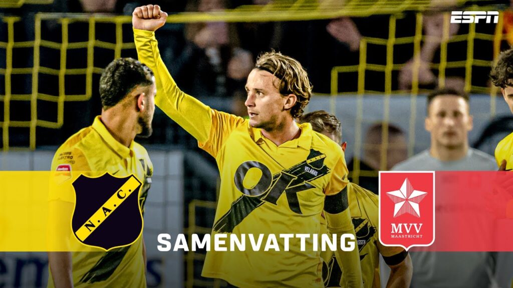 🥅 BELANGRIJKE PENALTY en TWEE AFGEKEURDE GOALS 🖥️🙅 | Samenvatting NAC Breda - MVV Maastricht