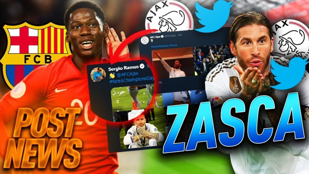 EL FC BARCELONA A POR JONATHAN DAVID | EL ZASCA MONUMENTAL de SERGIO RAMOS al AJAX