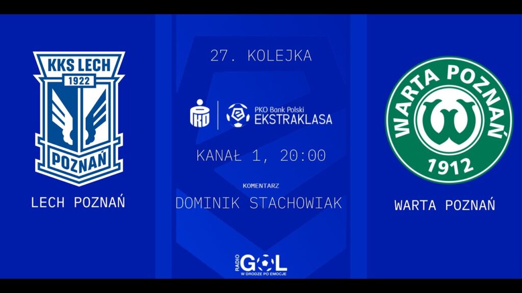 Lech Poznań 2:0 Warta Poznań | Dwa gole Michała Skórasia | 08.04.2023