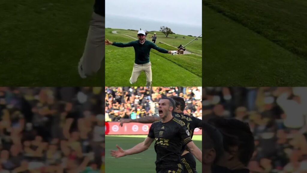 Gareth Bale: Soccer Star Turned Golf Ace!⛳️⚽️ #shorts