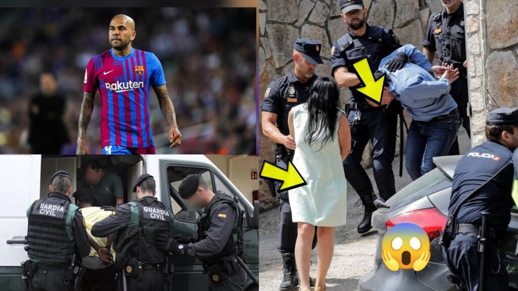 Madness ❗ Barcelona's Dani Alves dragged to prison by Spanish police after doing this , Barca news