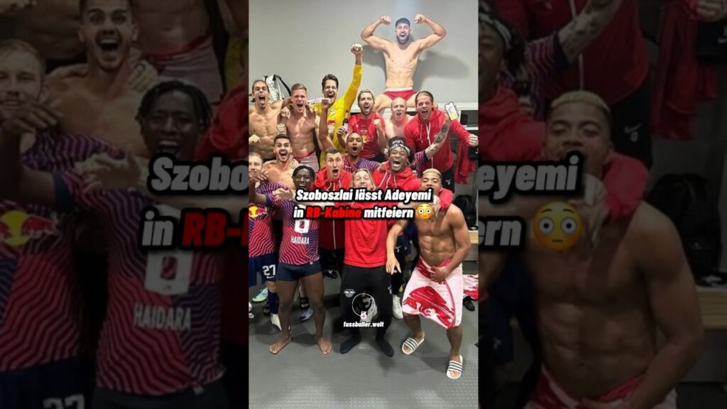 Szoboszlai lässt Adeyemi in RB-Kabine mitfeiern 😳