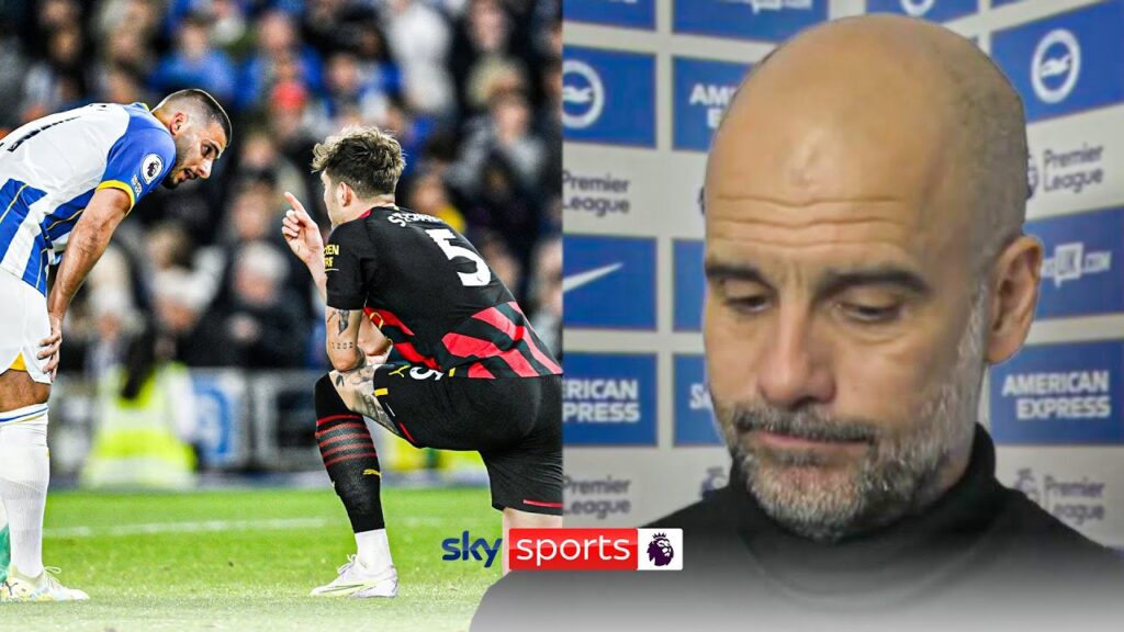 Pep Guardiola Provides Injury Updates On Stones & Foden | Brighton 1-1 Man City