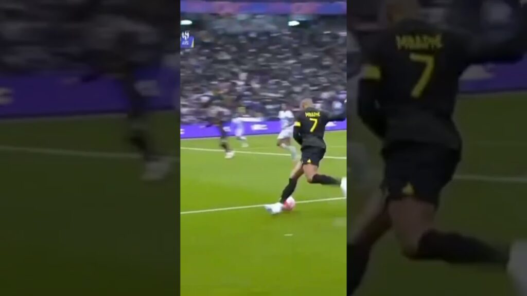 مبابي لعب ب سعود😂 #الاتحاد #الاهلي #النصر #الهلال #الشباب