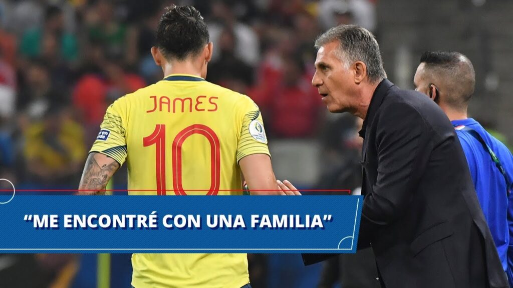 Carlos Queiroz rompió el silencio sobre James y el ambiente en la Selección Colombia
