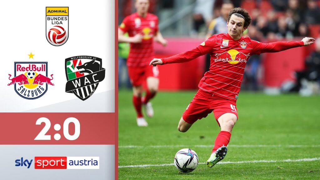 2(!) Treffer in der Nachspielzeit | RB Salzburg - Wolfsberger AC | Highlights - ADMIRAL Bundesliga