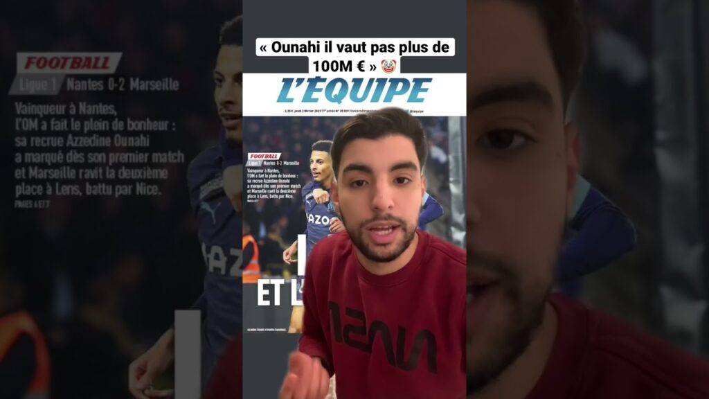 « Ounahi il vaut pas plus de 100M € » #om #ounahi #olympiquedemarseille #maroc
