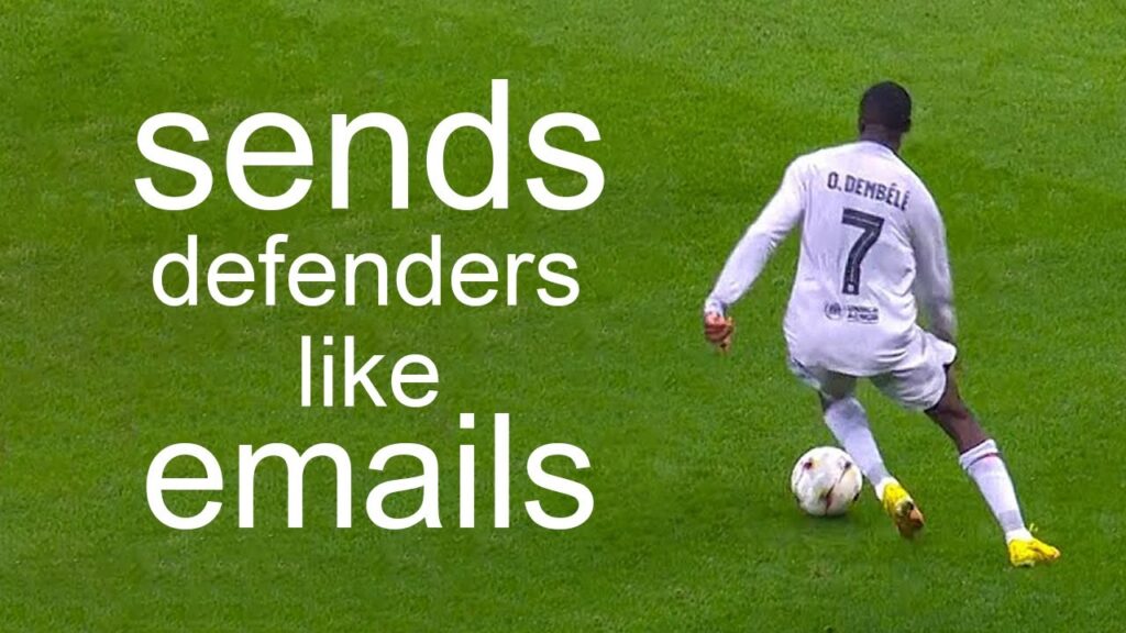 Ousmane Dembele is the CEO of fake shots ..