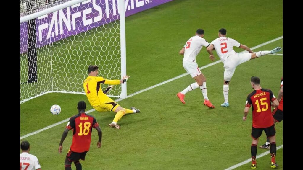 Abdelhamid Sabiri goal vs Belgium,Belgium 0-1 Morocco,#shorts,#belgium ,#morocco, #qatarworldcup⚽🔴🔥