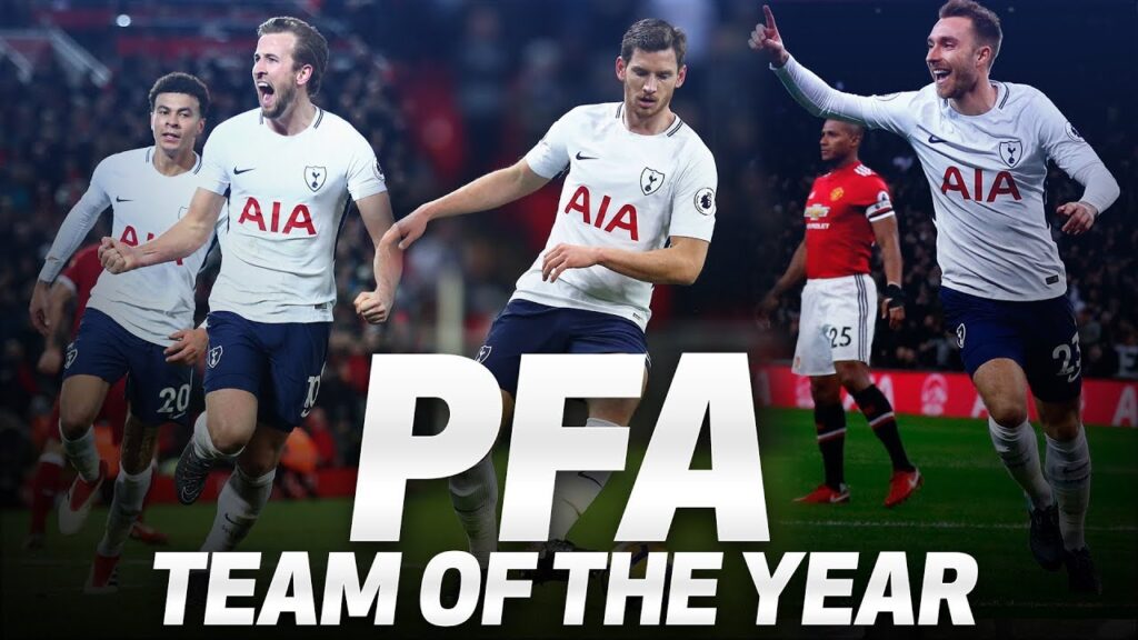 HARRY KANE, CHRISTIAN ERIKSEN & JAN VERTONGHEN | PFA TEAM OF THE YEAR 2017/2018