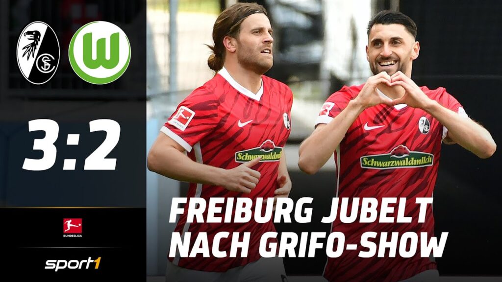 Freiburg – Wolfsburg 3:2 | Highlights Bundesliga 26. Spieltag | SPORT1