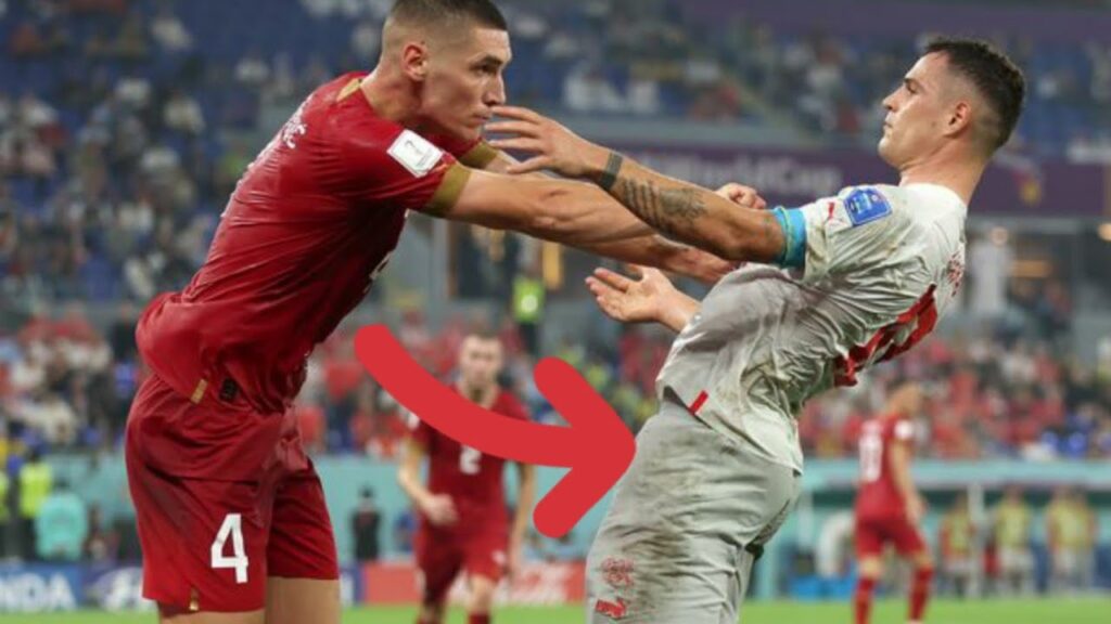 Granit Xhaka vs Nikola Milenkovic | Granit xhaka vs Serbia 2/12/22. World Cup 2022 .