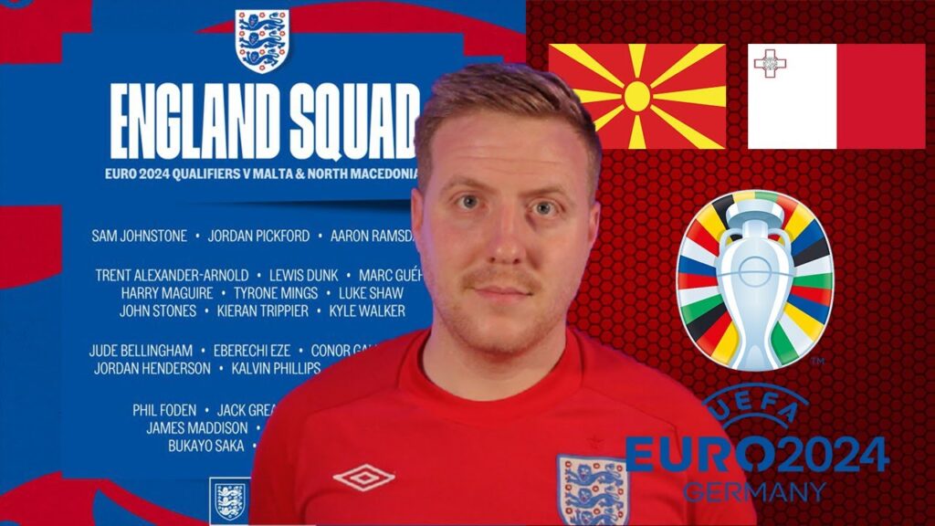 ENGLAND SQUAD REACTION VIDEO: UEFA EURO 2024 QUALIFICATION VS MATLA & NORTH MACEDONIA JUNE 2023