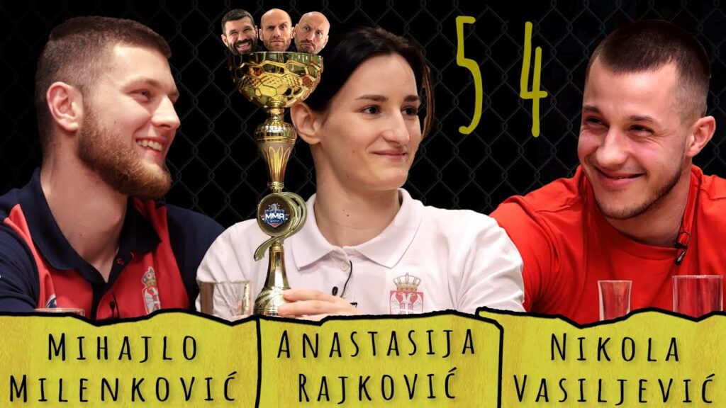 Anastasija Rajković, Mihajlo Milenković i Nikola Vasiljević - MMA INSTITUT 54