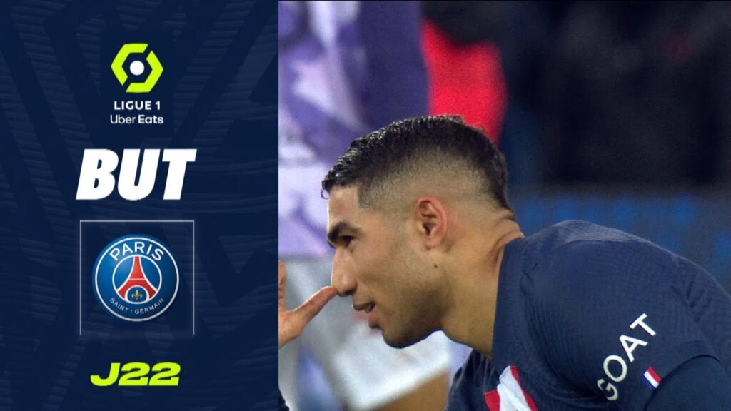 But Achraf HAKIMI (38′ – PSG) PARIS SAINT-GERMAIN – TOULOUSE FC (2-1) 22/23 But Achraf HAKIMI (38' - PSG) PARIS SAINT-GERMAIN - TOULOUSE FC (2-1) 22/23