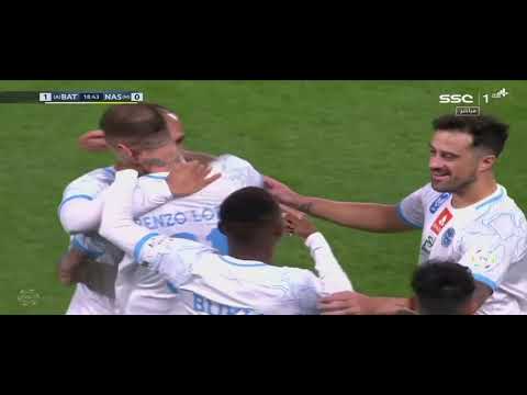 Al-Nassr 0 - 1 Al-Batin what a fantastic header Al-Batin take a lead 2023