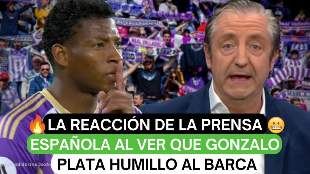 😮La reacción de la prensa española al ver que Gonzalo Plata humillo al Barca.🤩