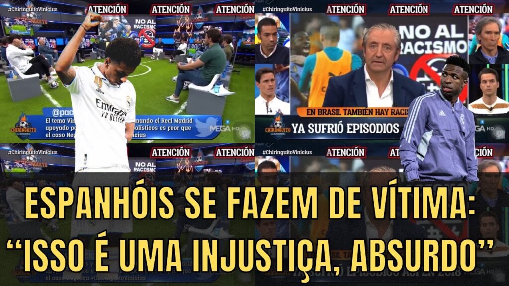 Comédia Pura, Espanhóis Tentam Se Vitimizar No Caso Vinicius Júnior #viniciusjr