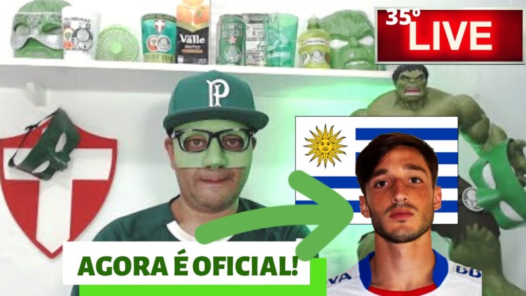 Ufah! Contratação : 35º Live do Máscara - Chegou Matias Vina - Red Bull x Palmeiras - E +do Verdão .