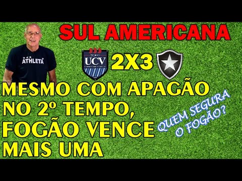 FOGÃO ABRE 3, PASSA SUFOCO NO FINAL, E VIRA LÍDER DO GRUPO! COPA SUL-AMERICANA -UCV 2x3 BOT