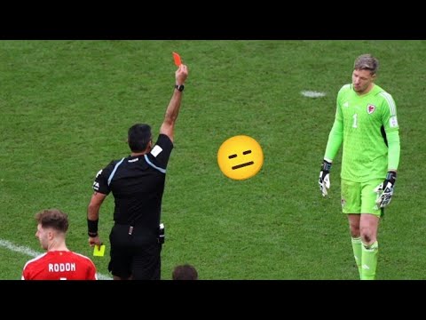 Wayne Hennessey Red Card Sent Off Vs Iran (Only Pics) | World Cup Review (Iran 2 Wales 0) 25th Nov 😳
