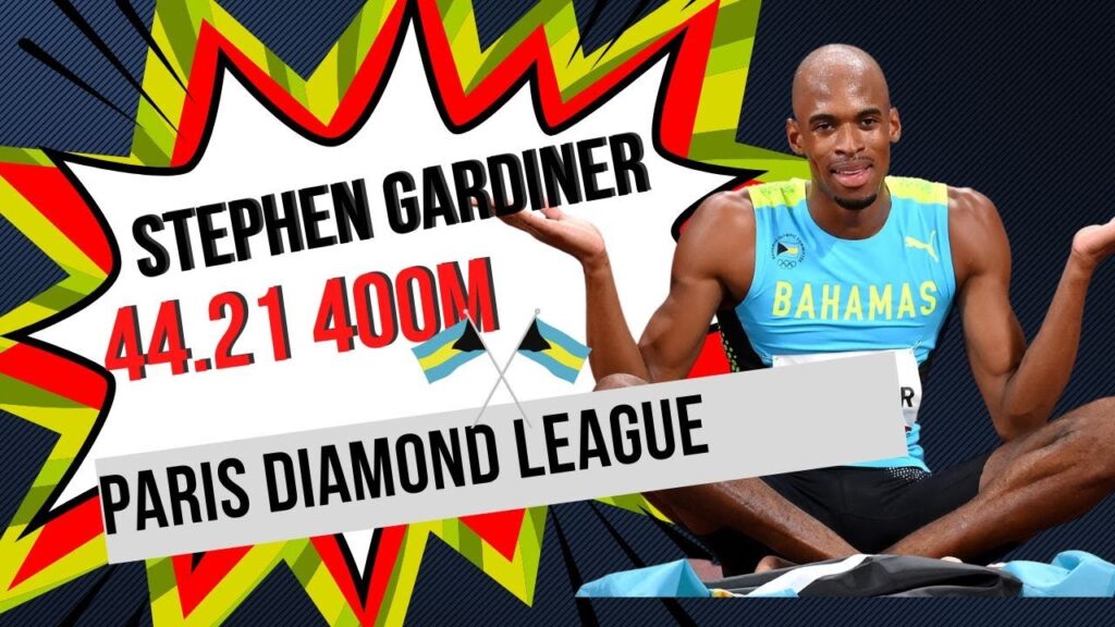 Steven Gardiner 🇧🇸 44.21 400m Paris 2022. ⚡⚡⚡