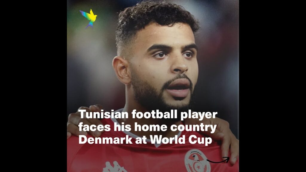 Tunisian football player faces home country Denmark in World Cup