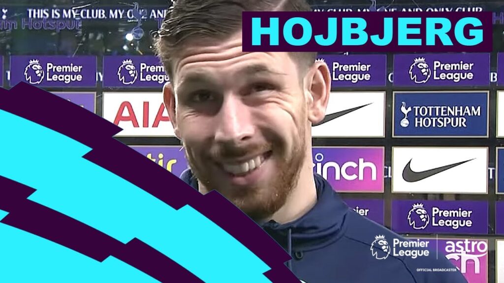 "You can put my cleaning lady as coach" - Hojbjerg explosive post match interview | Astro SuperSport