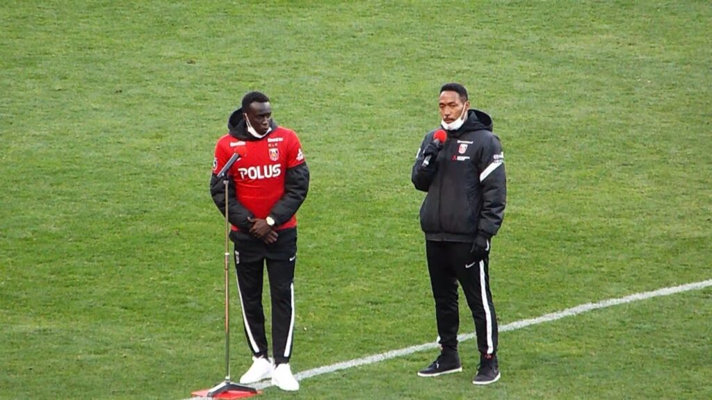 2021年11月27日 第37節 浦和レッズvs清水エスパルス  トーマス・デンの挨拶