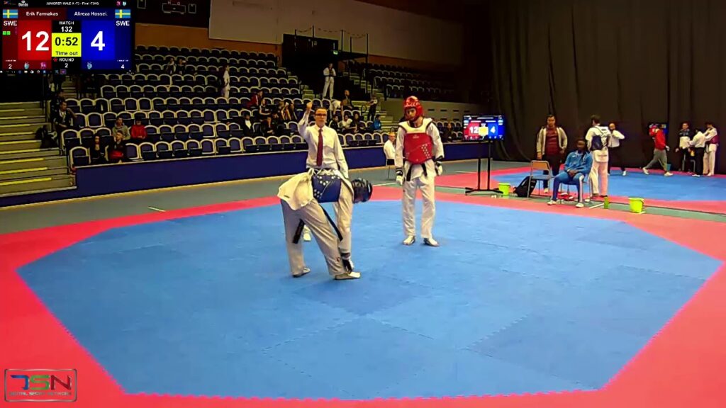 132- Alireza Hosseini, Chae Taekwondo Sweden vs. Erik Farmakas, Tian dao Kampsports förening 15-17 132- Alireza Hosseini, Chae Taekwondo Sweden vs. Erik Farmakas, Tian dao Kampsports förening 15-17