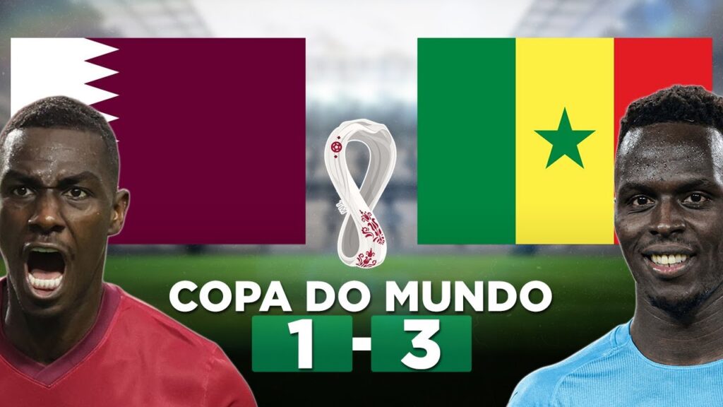 CATAR 1 x 3 SENEGAL Copa do Mundo 2022 2ª Rodada | Narração