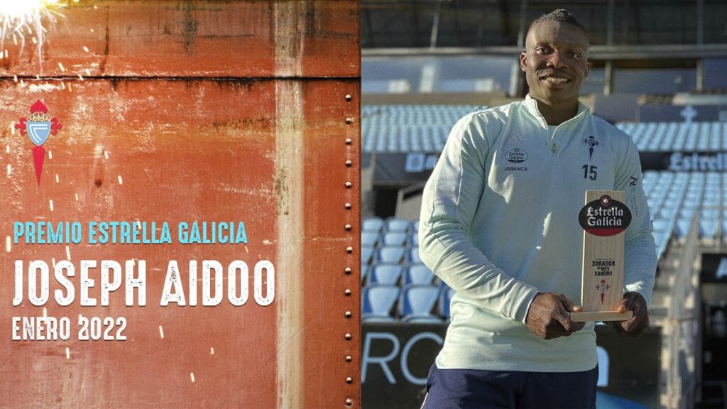 Aidoo, MVP de enero: "Es muy importante para mí, me da mucha confianza” | RC Celta