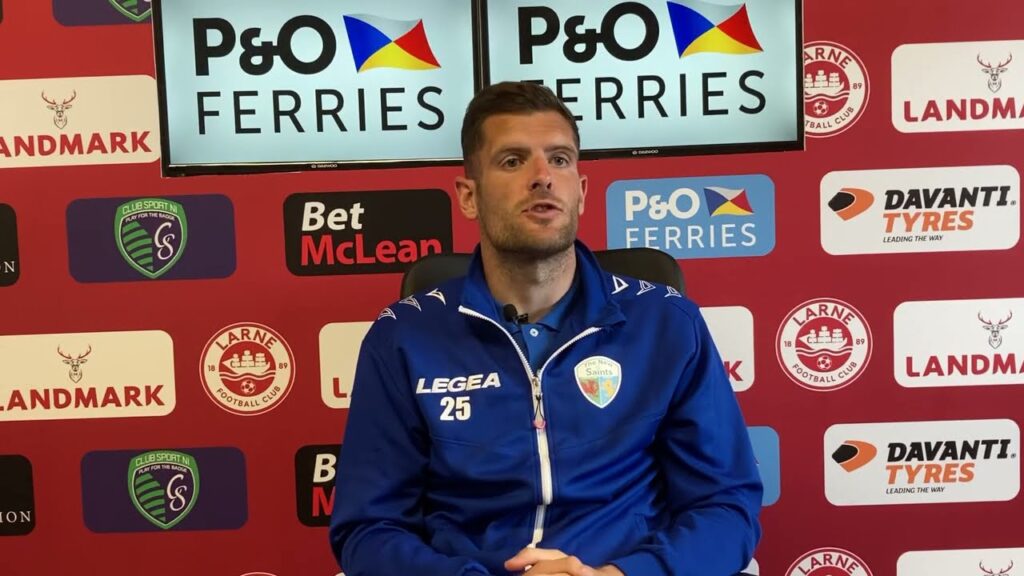 Connor Roberts, following the 2-0 defeat against Larne FC