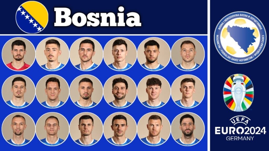 BOSNIA SQUAD EURO 2024 QUALIFIERS