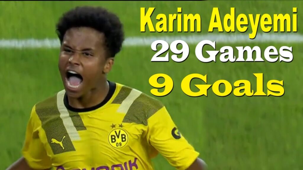 Karim Adeyemi all 9 Goals for Borussia Dortmund