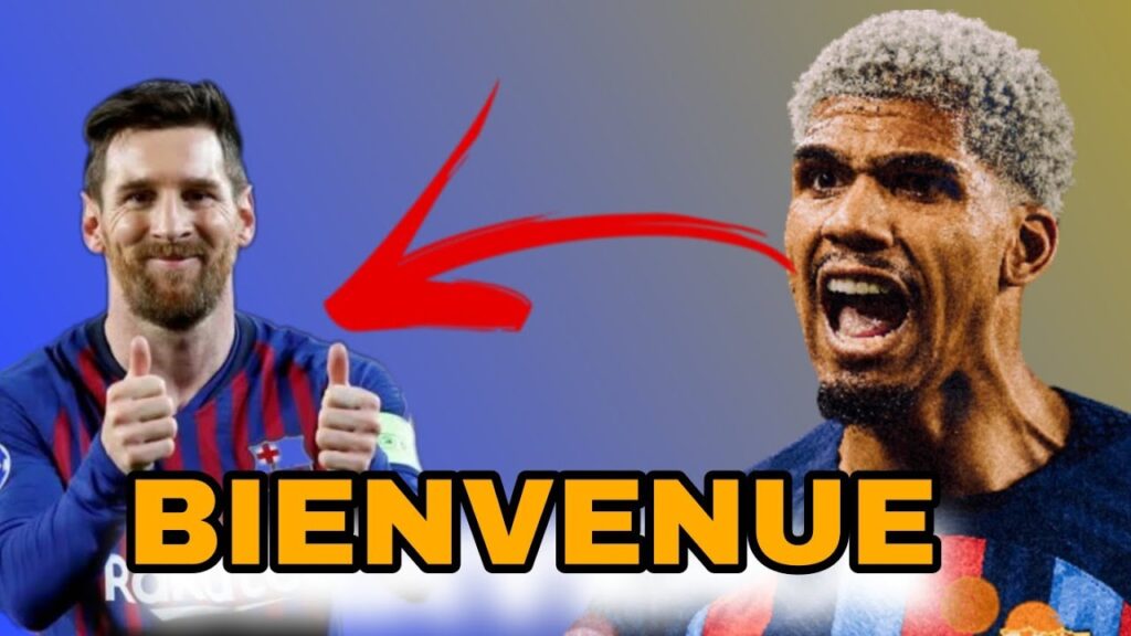 ronald araujo ouvre sa porte pour messi, c'est fait bellingham finalement à sunderland ,