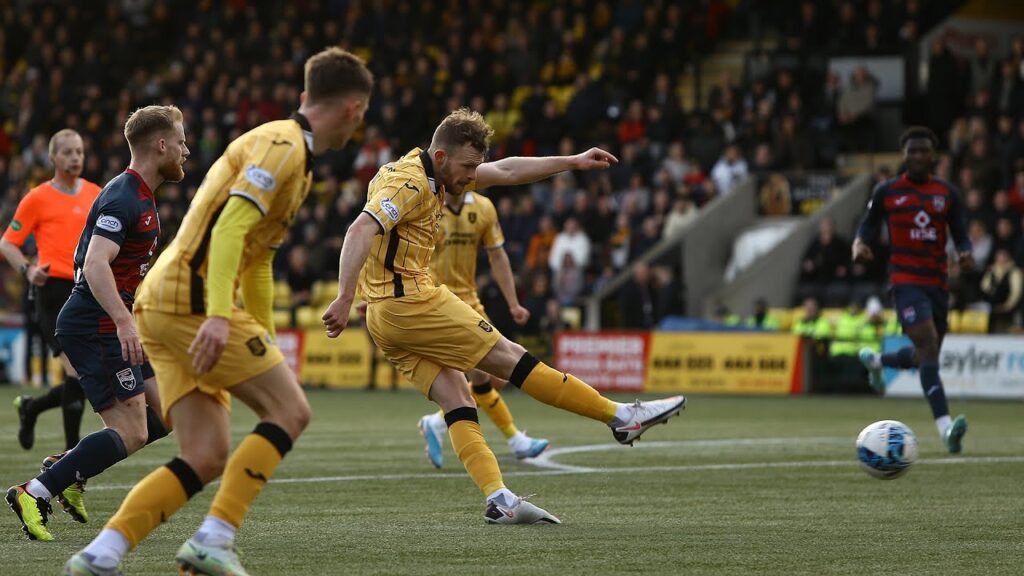 Nicky Devlin thumps in Livingston's winner against Ross County