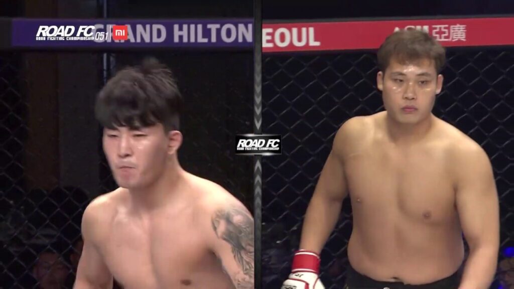 boxing genius made KO on mma debut  KIM JI HOON(김지훈) VS KIM TAE-IN(김태인) XIAOMI ROAD FC 051