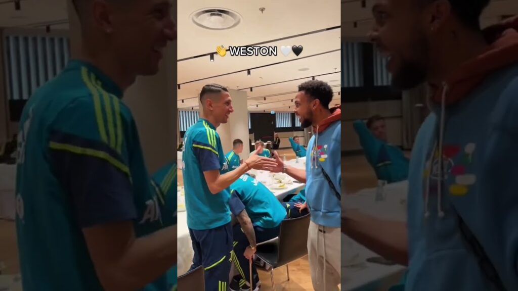 When you see your bro 😎 Di Maria x McKennie 🤝