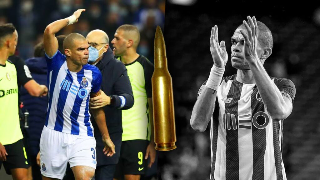 Dlaczego Pepe grał z nabojem w getrach?