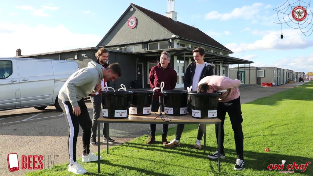 Halloween 18: Apple bobbing with Mepham and Barbet PART 2