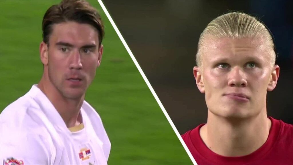 When Dusan Vlahovic OUTCLASSED Erling Haaland