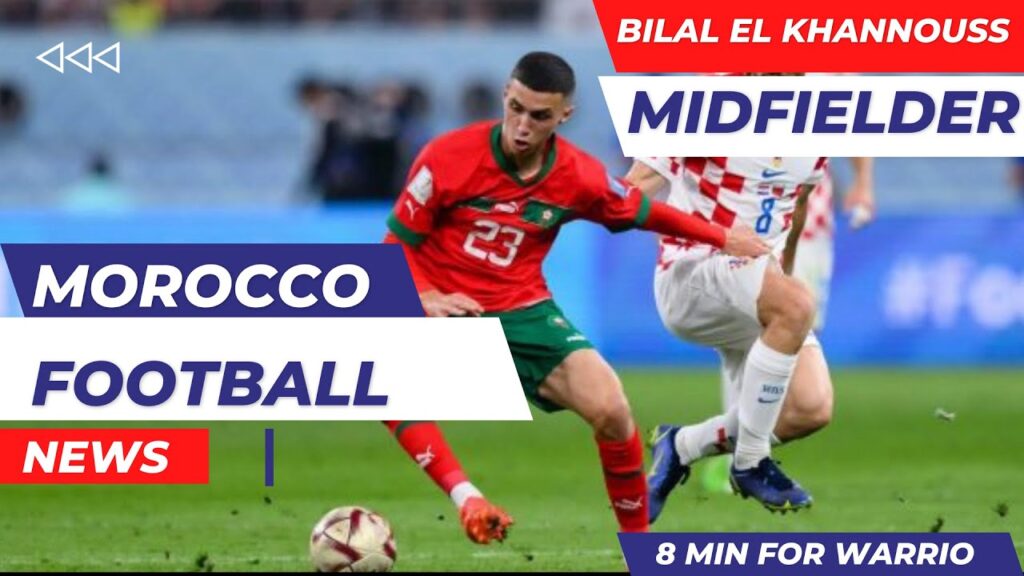 bilal el khannous midfielder  Warrior moroccan /Morocco National Footballbilal