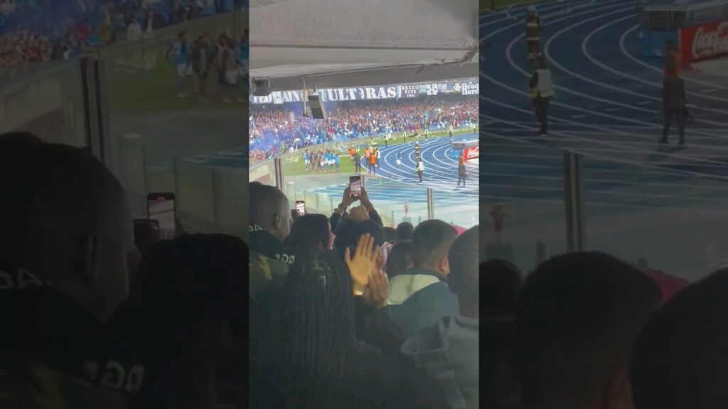 André-Frank Zambo Anguissa & Napoli Team Celebration At Maradona Stadium Vs Inter (21st May, 2023) 😍