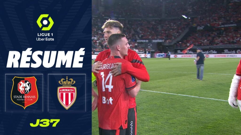 STADE RENNAIS FC - AS MONACO (2 - 0) - Résumé - (SRFC - ASM) / 2022-2023